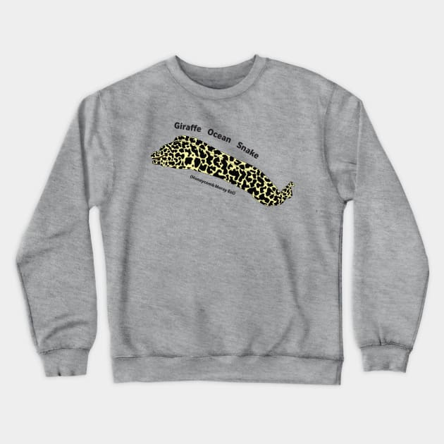 Giraffe Ocean Snake Crewneck Sweatshirt by VisionarySerendipity